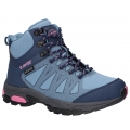 Hi-Tec Buty trekkingowe Raven Mid WP (wodoodporne) jasnoniebieskie Damskie